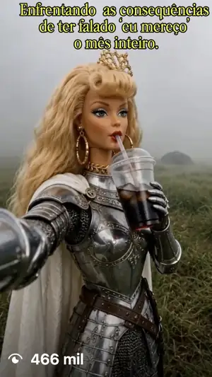 @auramode.ai: barbie de armadura, as consequências do 'eu mereço'