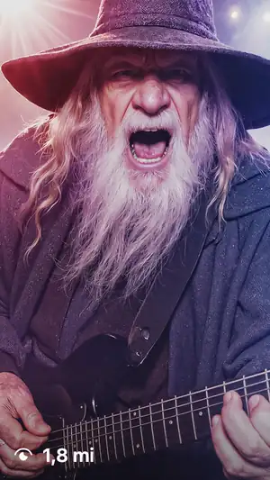 senhor dos anéis rock n' roll